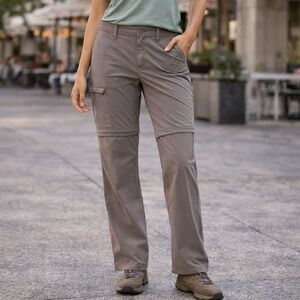 Gander Mountain Guide Series Women Convertible Gorpcore Pants Zip Off Size 14